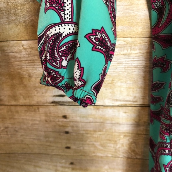 Newbury Kustom Womens Size Small Turquoise Pink - Picture 4 of 7